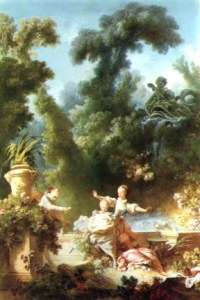 « La poursuite » (‘The Pursuit’), by Jean Honoré Fragonard
