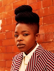 Portrait of a contemporary 'Rudegirl', displayed at Somerset House.