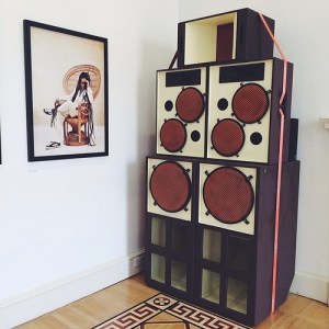 Sound System displayed at Somerset House. 
