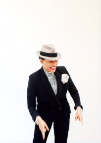 Portrait of the singer Pauline Black, from the 2-Tone band The Selecter. 