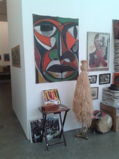 Objects and artworks from Vanley Burke's archive.