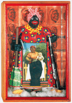 The Liberation of Aunt Jemima (1972), by Betye Saar. 