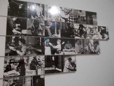 Images from the installation "Women and Work" 1973-75) by artists Margaret Harrison, Kay Hunt and Mary Kelly.