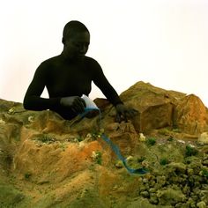 Still from Otobong Nkanga's "Remains of the Green Hill", 2015, video, HD, 16:9, stereo sound. Photo credit: Aurélien Mole