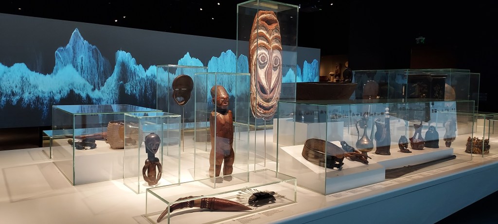 Prologue section of the MEG exhibition, "The Archives of Human Diversity."